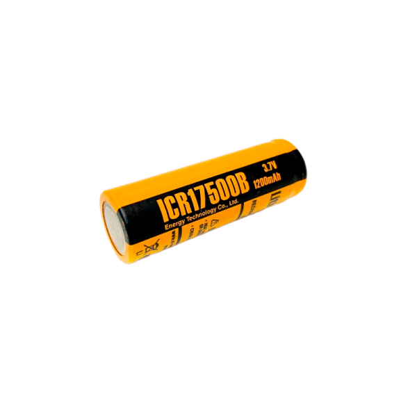 Аккумулятор ET ICR17500B 17.0*50.0, 1200mAh, Li-ion (1/180)