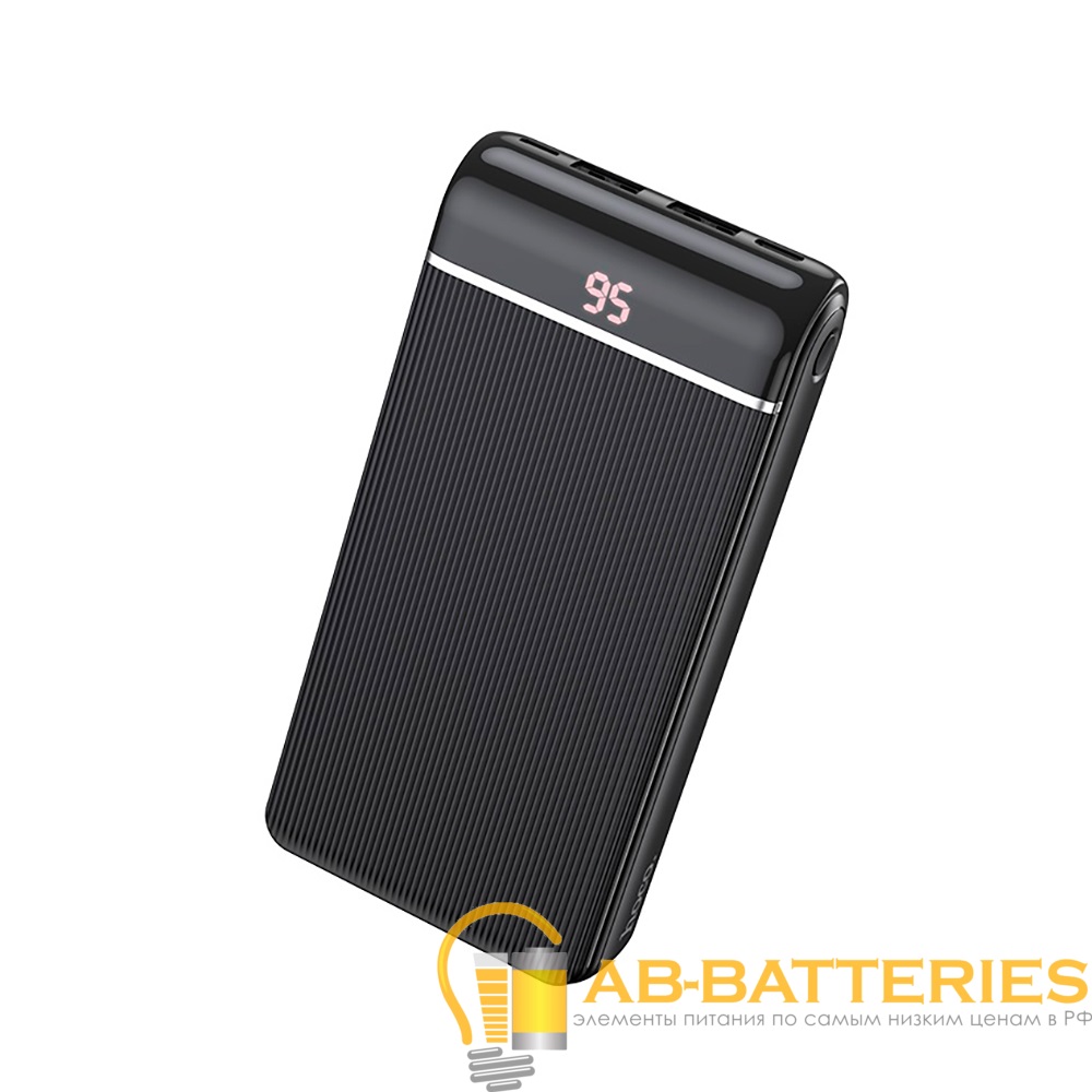 Внешний аккумулятор HOCO J59A 20000mAh 2.0A 2USB/Type-C черный (1/34)