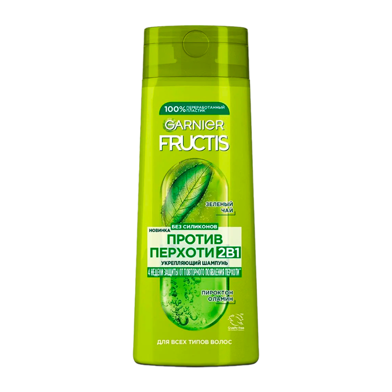 Шампунь Garnier Fructis 250мл Против перхоти 2в1