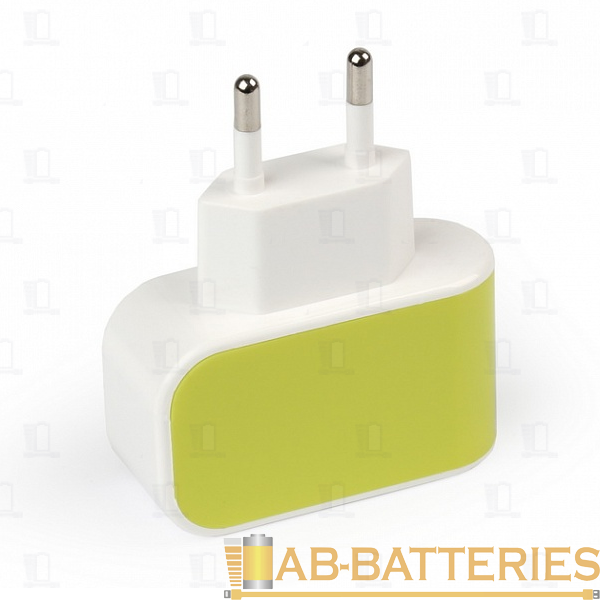 Сетевое З/У Smartbuy Color Charge Combo 1USB 2.0A с кабелем microUSB желтый (1/100)