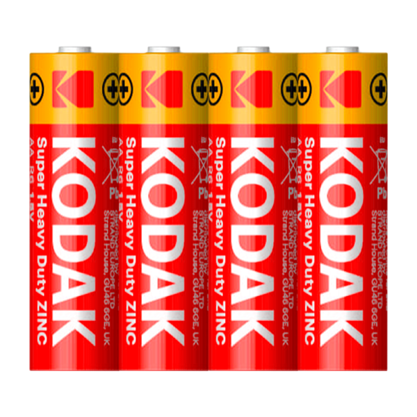 Батарейка Kodak Extra R6 AA Shrink 4 Heavy Duty 1.5V (4/24/576/34560)
