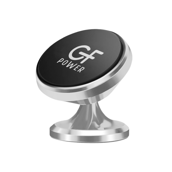 Держатель автомобильный GFPower CH-06 клеевая основа поворотный магнит серебряный (1/200)