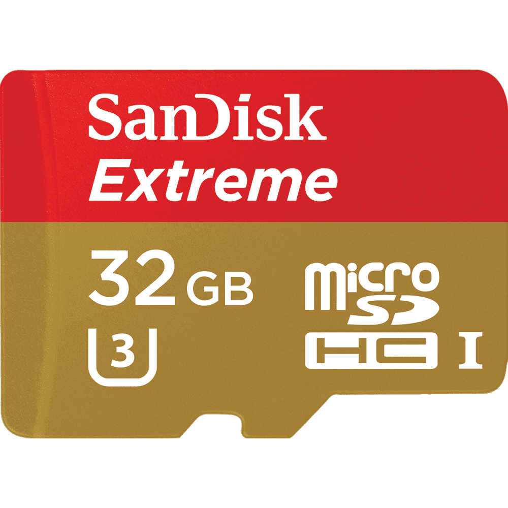 Карта памяти microSD SanDisk EXTREME 32GB Class10 UHS-I (U3) 90 МБ/сек с адаптером