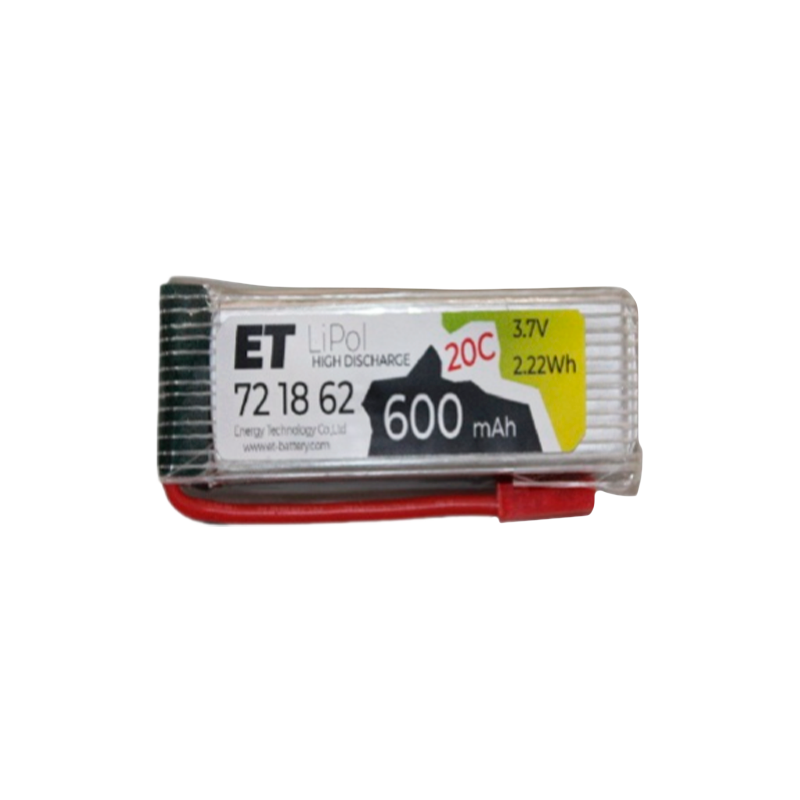 Аккумулятор ET LP721862-20C Li-Pol, 3.7В, 600мАч (1/50)