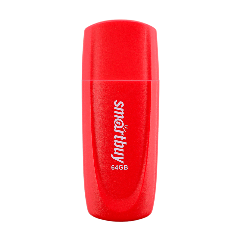 Флеш-накопитель Smartbuy Scout 64GB USB2.0 пластик красный