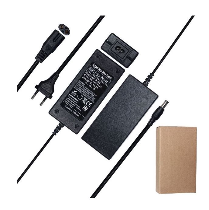 Блок питания Live Power LP360 3.0A 12V 5,5x2,5/12мм (1/100)