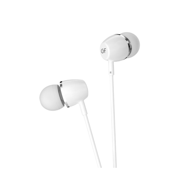 Наушники внутриканальные GFPower M12 с микр. белый