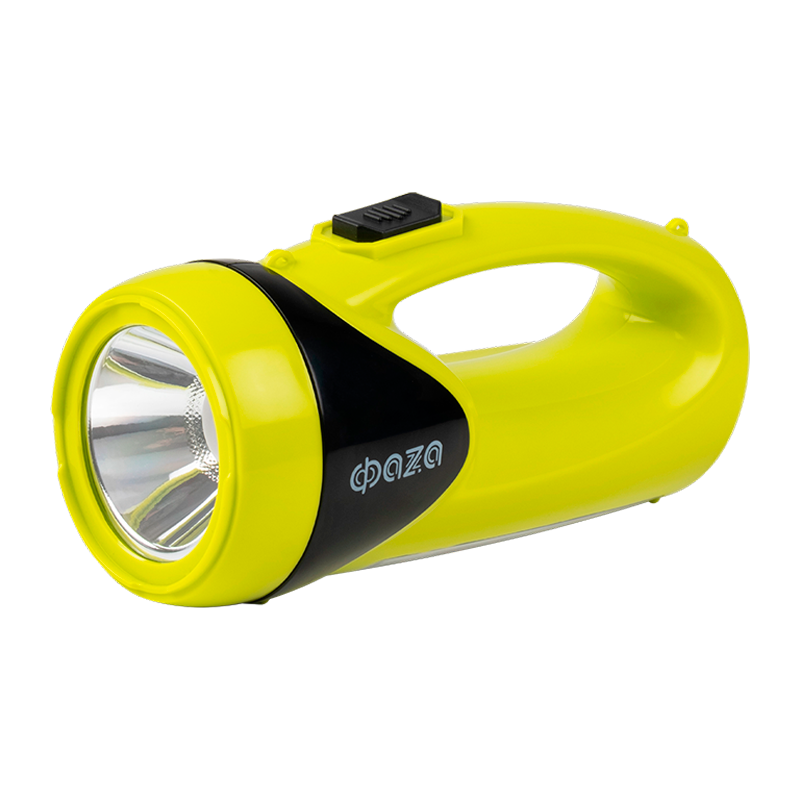 Фонарь туристический Фаzа AccuF8-L1W/L12 1W 1+12LED от аккумулятора зеленый (1/20)