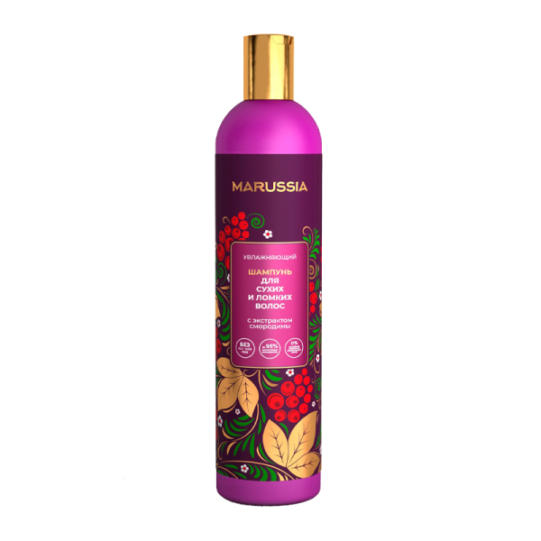 MARUSSIA Шампунь увлажн. для сух. и ломких волос с экстрактом смородины 400 мл