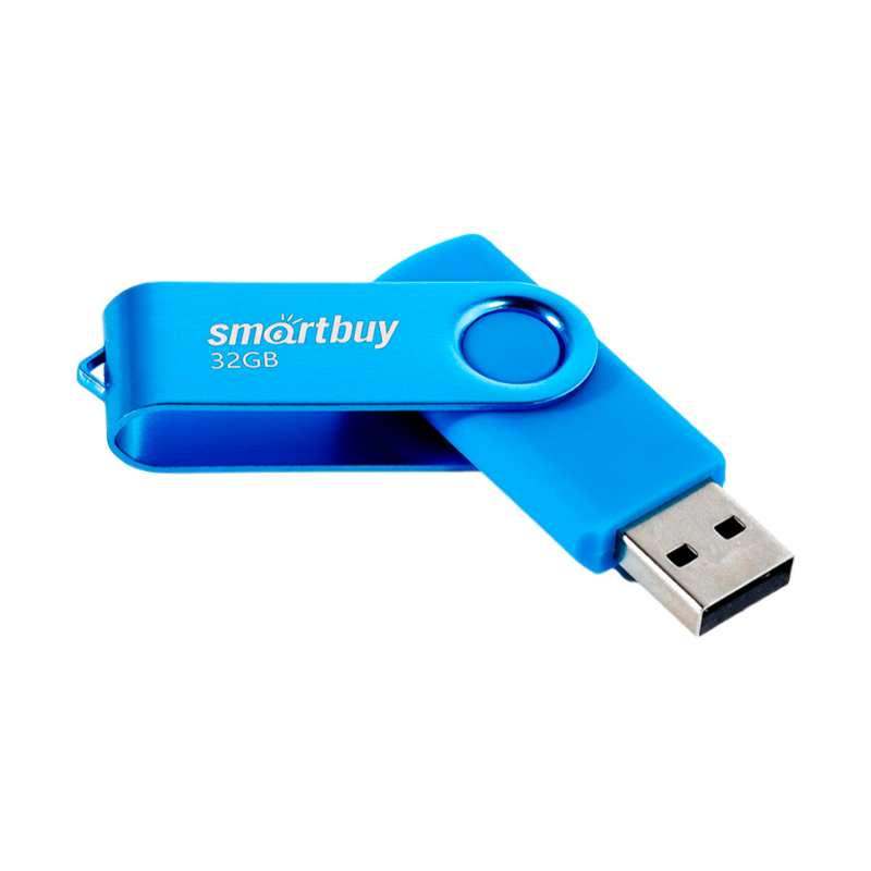 Флеш-накопитель Smartbuy Twist 32GB USB2.0 пластик синий