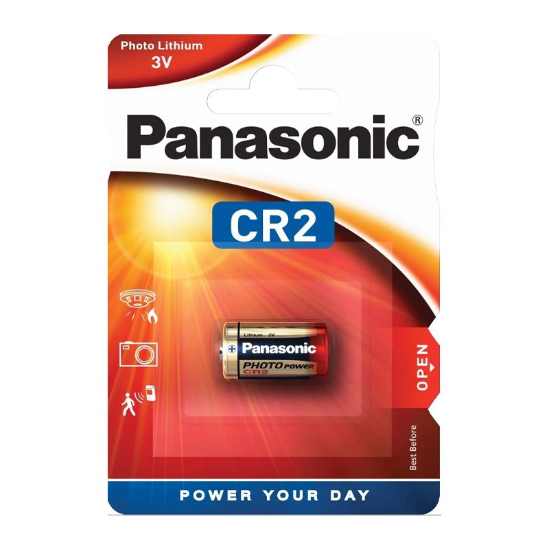 Батарейка Panasonic CR2 BL1 Lithium 3V (1/10/100)
