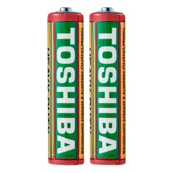 Батарейка Toshiba R03 AAA Shrink 2 Heavy Duty 1.5V (2/40/200/1000)