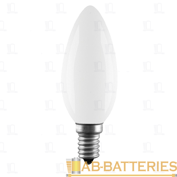 Лампа накаливания General Electric B35 E14 60W 230V свеча матовая