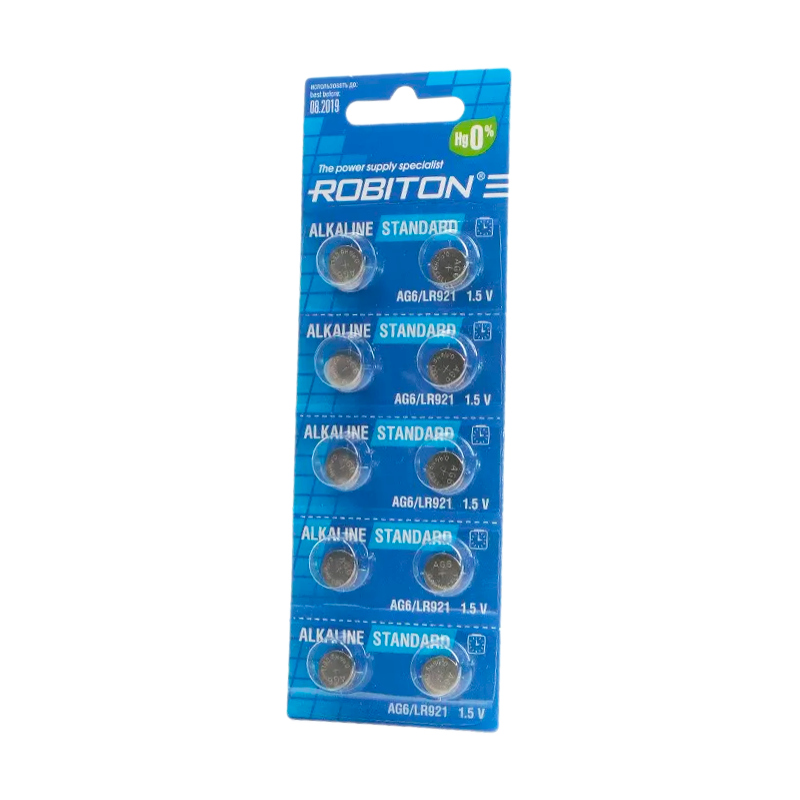 Батарейка ROBITON STANDARD R-AG6-BL10 AG6 BL10 (10/200/4000)