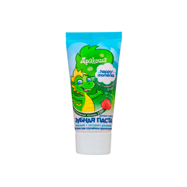 Зубная паста Дракоша Клубника для детей 60мл (1/30)