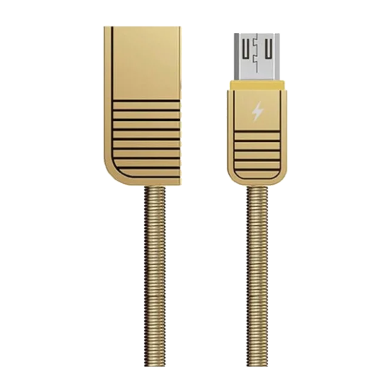 USB кабель REMAX Linyo (Micro) RC-088M Золото (1M, 2.1A)