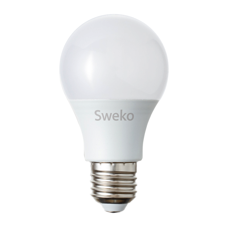 Лампа светодиодная Sweko A60 E27 15W 4000К 230V груша (1/5/100)