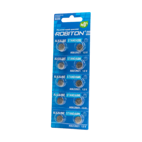 Батарейка ROBITON STANDARD R-AG6-BL10 AG6 BL10 (10/200/4000)
