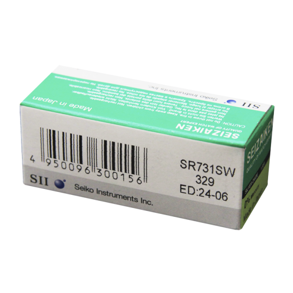 Батарейка SEIZAIKEN 329 (SR731SW) Silver Oxide 1.55V (1/10/100/1000)