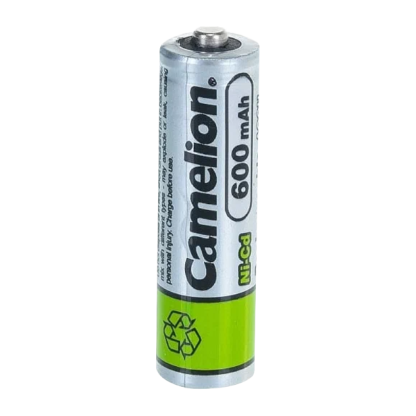Аккумулятор бытовой Camelion HR6 AA BL2 NI-CD 600mAh (2/24/480)