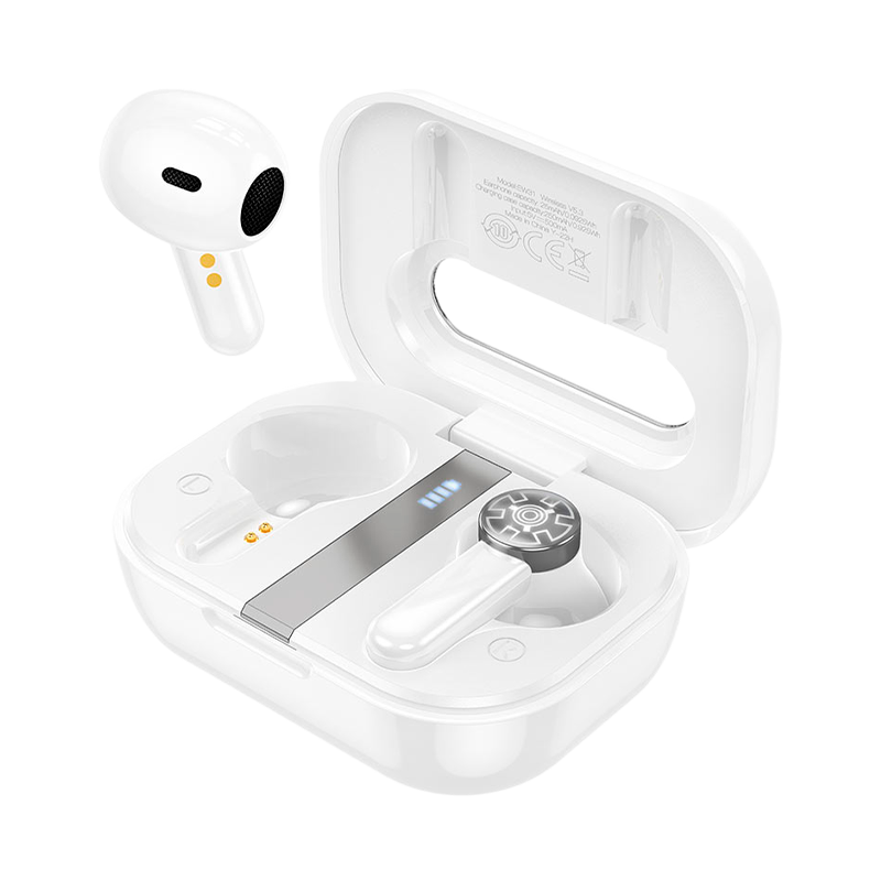 Наушники вставные HOCO EW31 bluetooth 5.3 с микр. белый (1/20/200)