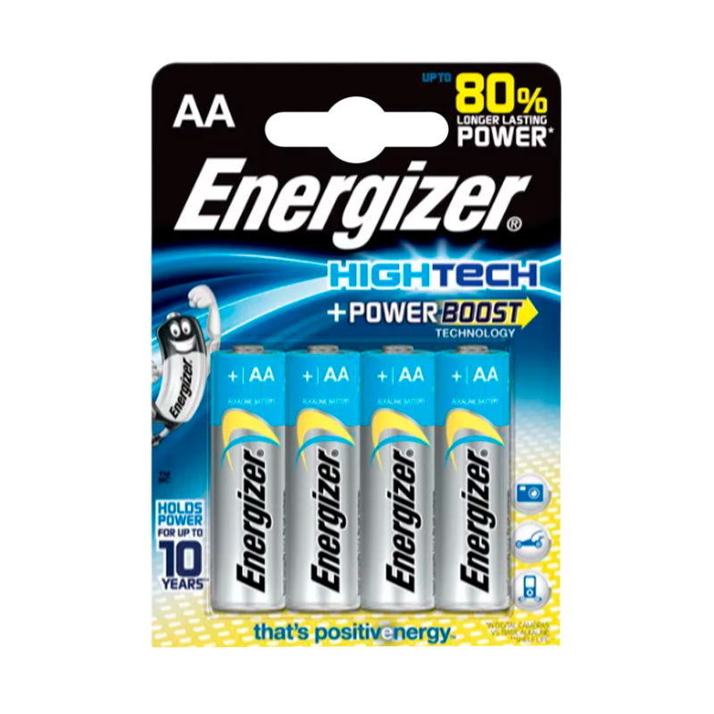 Батарейка Energizer HIGHTECH LR6 AA BL4 Alkaline 1.5V (4/48)