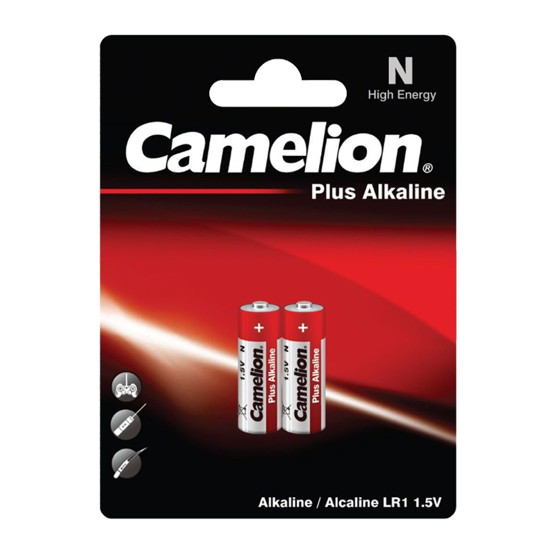 Батарейка Camelion Plus LR1 N BL2 Alkaline 1.5V (2/12/384)