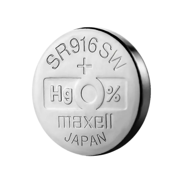 Батарейка Maxell 373 (SR916SW) BL1 Silver Oxide 1.55V 0%Hg (1/10/100)