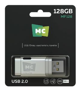 Флеш-накопитель MORE CHOICE MF128 128GB USB2.0 пластик белый