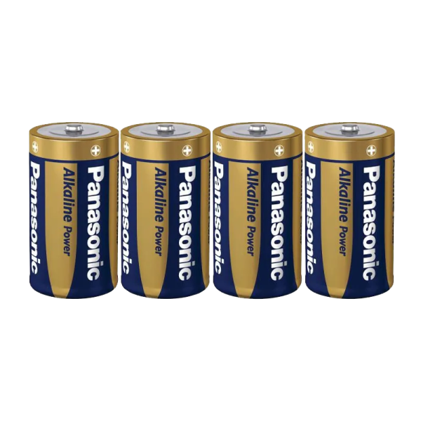 Батарейка Panasonic Alkaline power LR20 D Shrink 4 1.5V (4/24/120)
