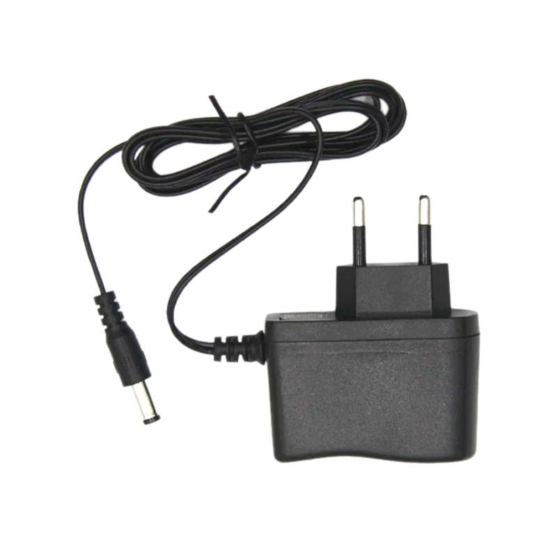 Блок питания GoPower 500mA 9V 5,5x2,1/12мм нестабилизированный отрицательная полярность (1/150)
