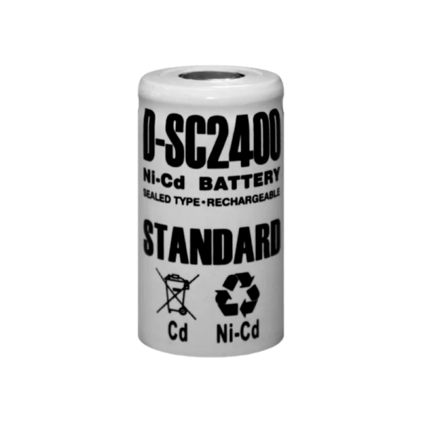 Аккумулятор ET D-SC2400 23.0*43.0, 1.2В, 2400мАч, Ni-CD (1/20/400)