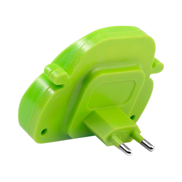 Ночник Camelion NL-197 "Машинка" 1LED 0.5W 220V в розетку зеленый (1/24/96)