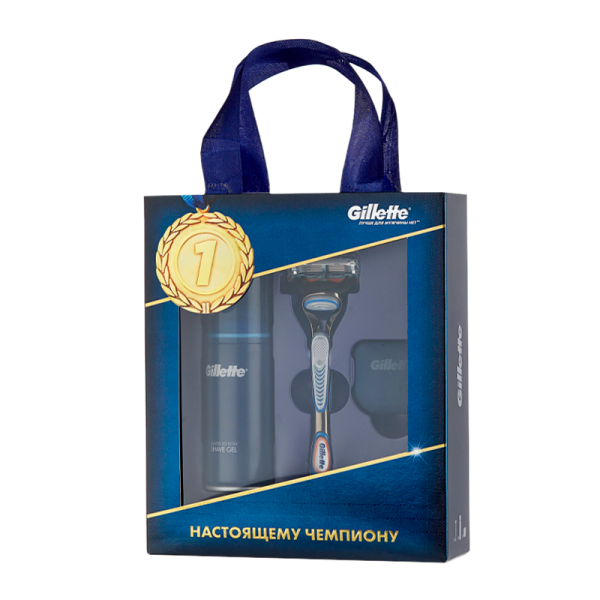 Набор Gillette Mach 3 (ст+1кас+гель75мл) *4* (коробка) 514
