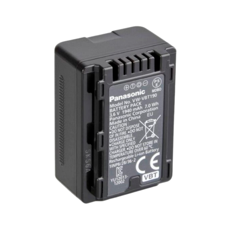Аккумулятор Panasonic VW-VBT190 3.6V 1940mAh