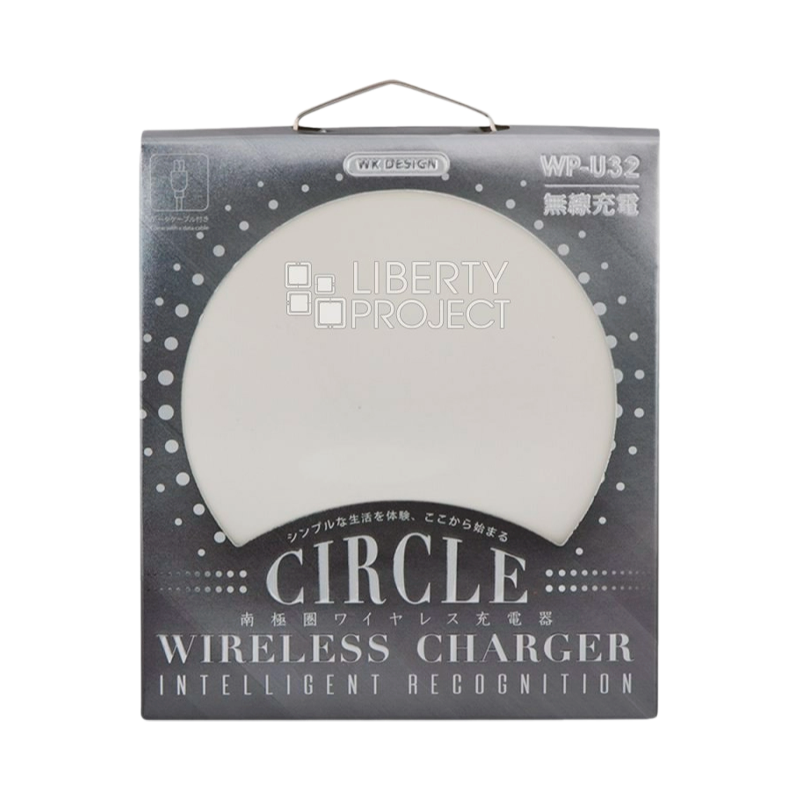 Беспроводное зарядное устройство WK Circle Wireless Charger WP-U32 Белый