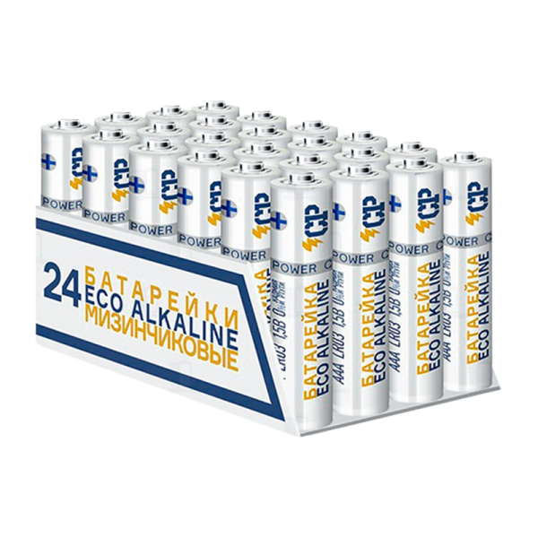 Батарейка Crazy Power Eco LR03 AAA BOX24 Alkaline 1.5V (24/576)