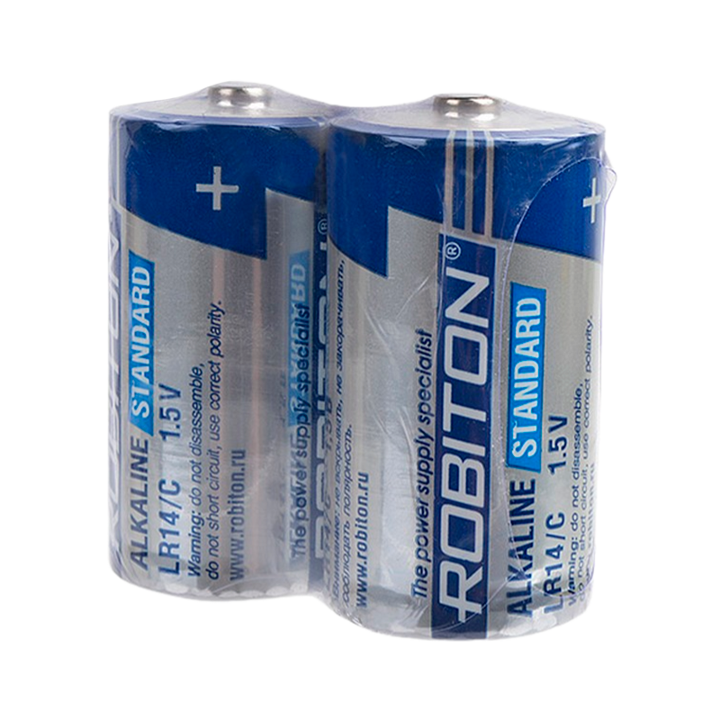 Батарейка ROBITON STANDARD LR14 SR2, в упак 12 шт (12/144)