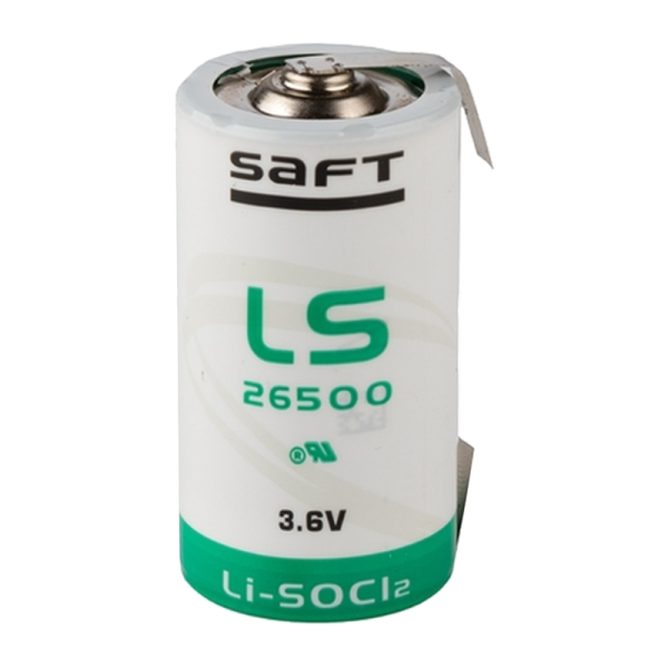 Батарейка Saft 26500 bulk Li-SOCl2 3.6V с выводами