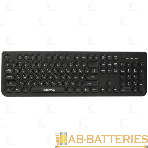 Клавиатура проводная Smartbuy 226 ONE классическая USB 1.5м черный (1/30)