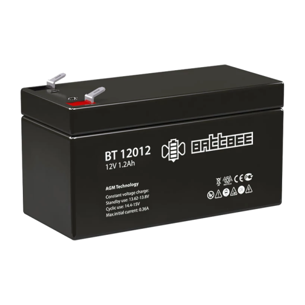 Аккумулятор свинцово-кислотный Battbee BT 12012 12V 1.2Ah (1/20)