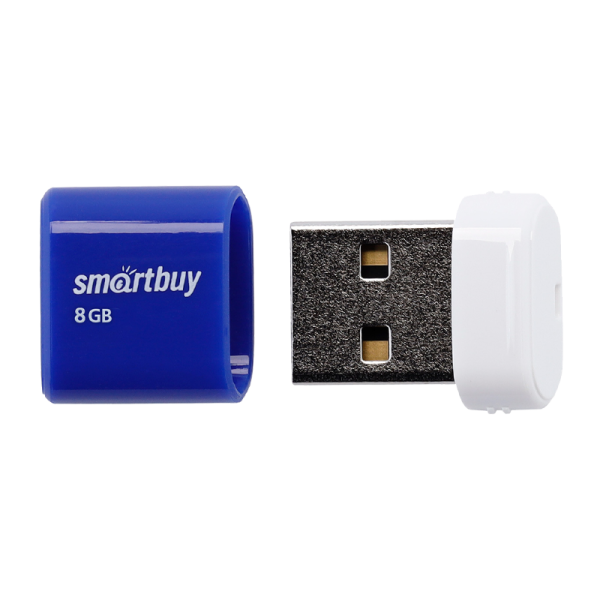 Флеш-накопитель Smartbuy Lara 8GB USB2.0 пластик синий