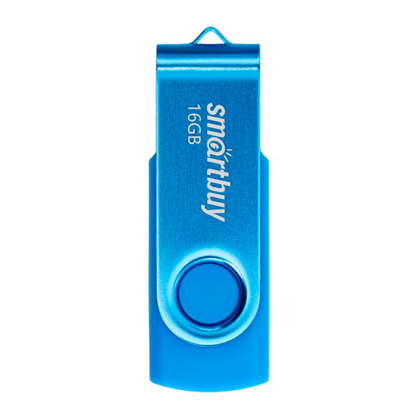 Флеш-накопитель Smartbuy Twist 16GB USB2.0 пластик синий