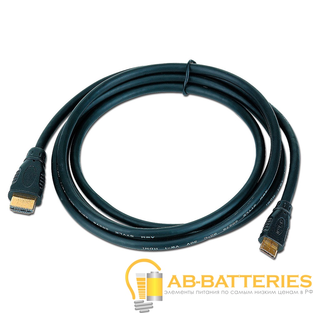 Кабель Atcom HDMI (m)-HDMI (m) 3.0м ПВХ ver.1.4 черный в пакете (1/10/80)