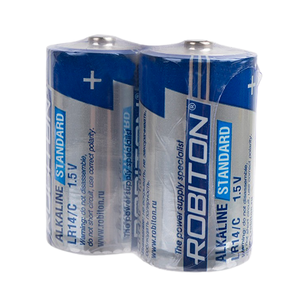 Батарейка ROBITON STANDARD LR14 SR2, в упак 12 шт (12/144)