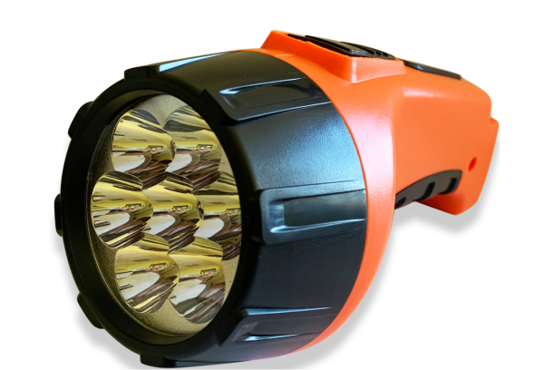 Фонарь универсальный Облик 207 7LED от аккумулятора 2 режима оранжевый