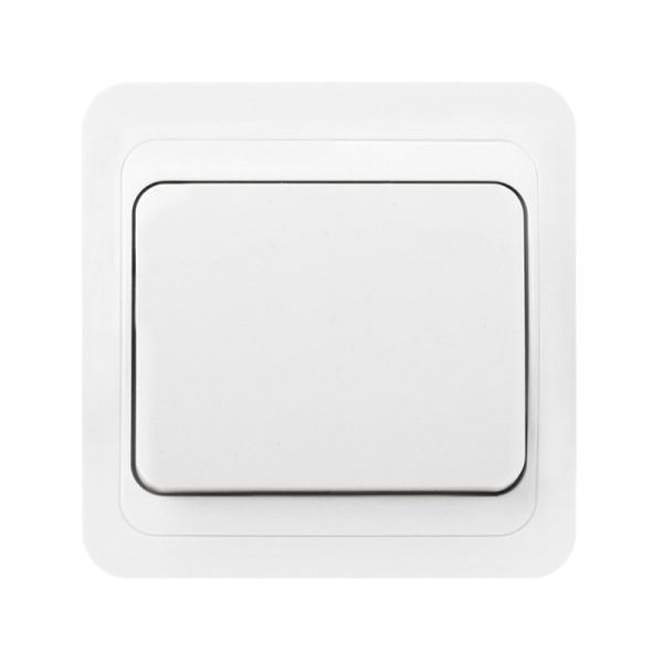 Выключатель Smartbuy 1-клавишный 10А белый "Марс" (SBE-02w-10-SW1-0)