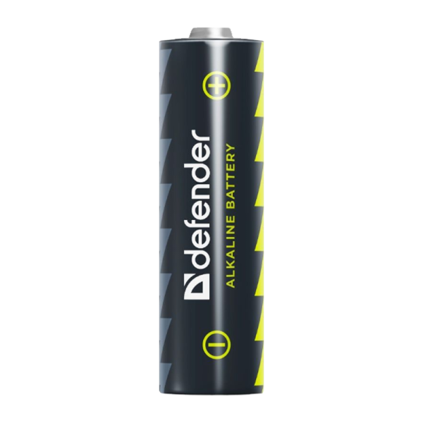 Батарейка Defender LR6 AA Shrink 4 Alkaline 1.5V (4/24/720)