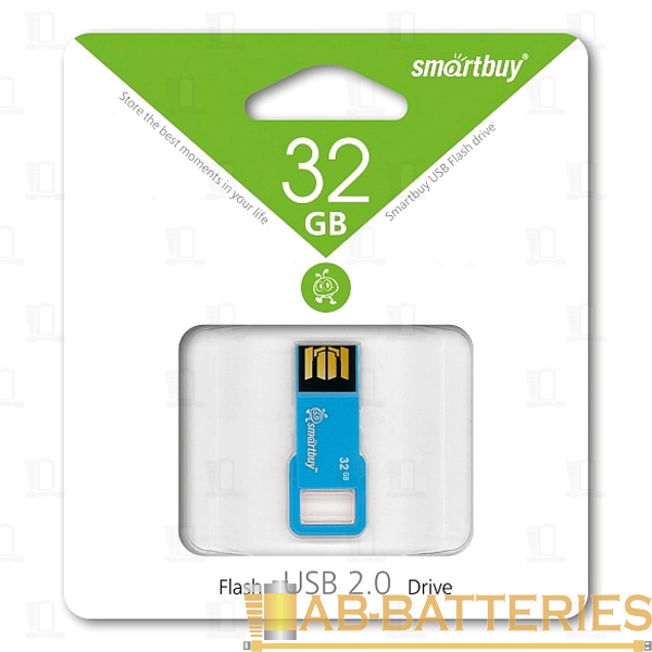 Флеш-накопитель Smartbuy BIZ 32GB USB2.0 пластик синий