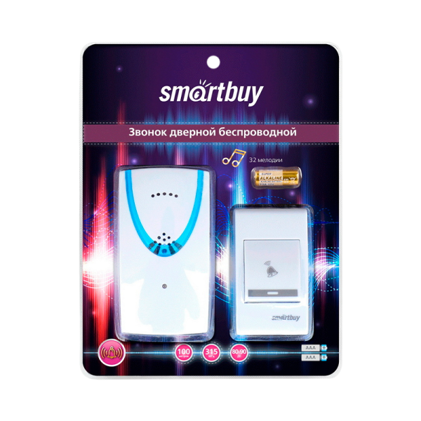 Беспроводной звонок Smartbuy белый